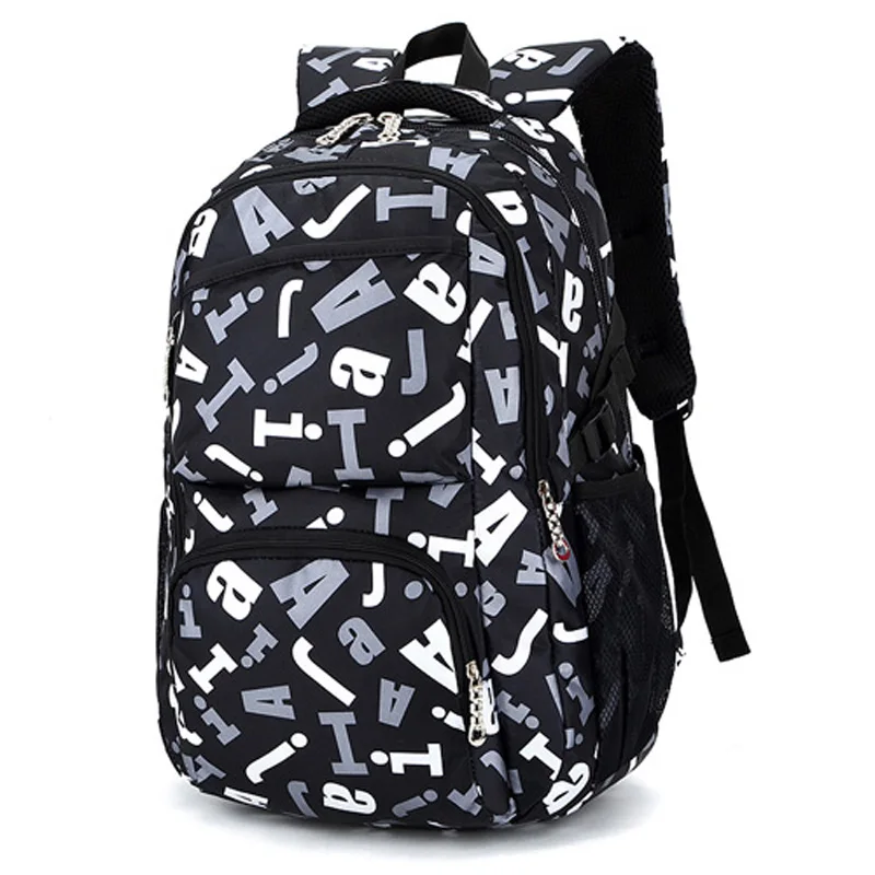

2018Hot Sale Children School Bags for Teenagers Boys Girls Big Capacity School Backpack Waterproof Satchel Kids Book Bag Mochila