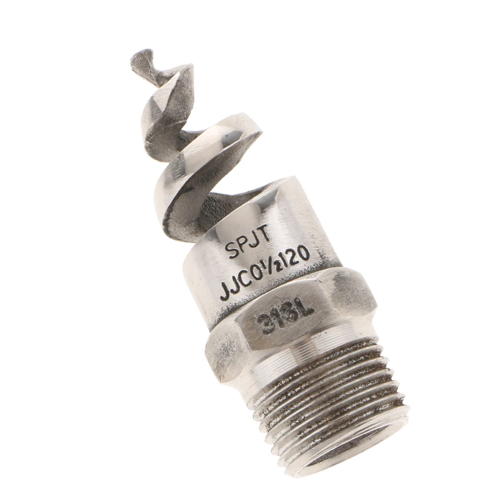 Spiral Jet Cone Atomization Spray Nozzle 1/2 Inch Stainless Steel 316