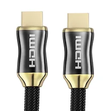 100 шт./лот золото 2 м(6FT) HDMI V1.4 Премиум кабель HDTV 3D 1080 P 2160 P привести метра