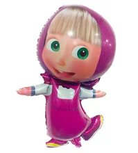 36 polegadas bolas de ar partido personagem de Desenho Animado Masha Eo urso Balão Da Folha de aniversário decorações Do Partido dos miúdos brinquedos