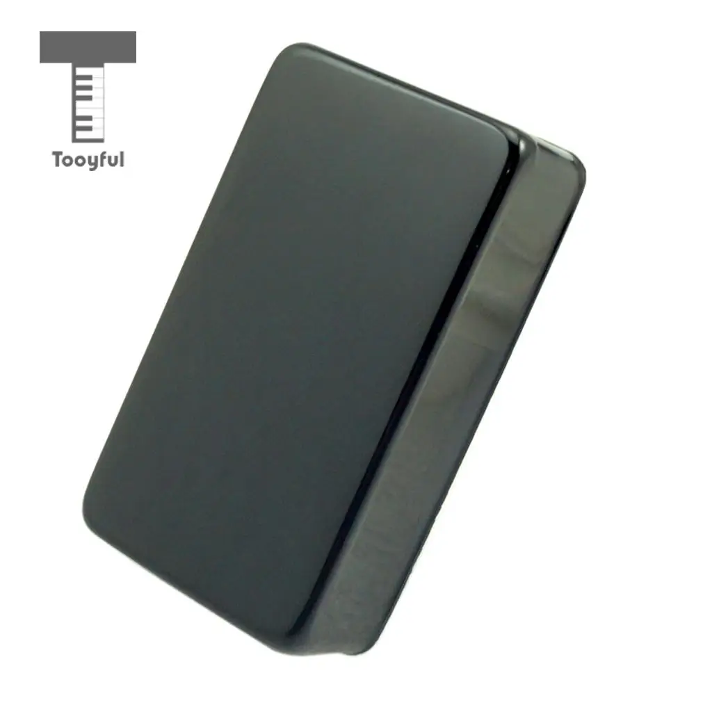 Tooyful 2 Pcs Sealed Closed Double Coil Humbucker Pickup Cover for Electric Guitar Parts