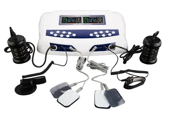 

Massage & Relaxation Ion Cleanse Detoxify Machine Dual Screen Display with Two Pairs Massager Slippers and Aluminum Box HK805D