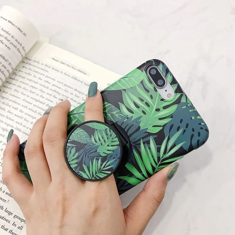 Комбинированный Летний чехол для Iphone XS X XR XSMAX 8 7 6 PLUS мягкий силиконовый держатель