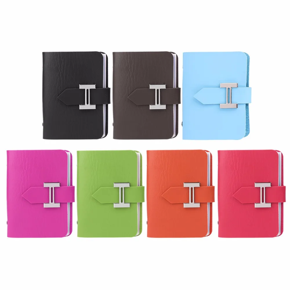 

THINKTHENDO Colorgul Fashion Stylish Women Pouch ID Credit Card Business Cards Holder Organizer Case Pocket With 20 Card Slots