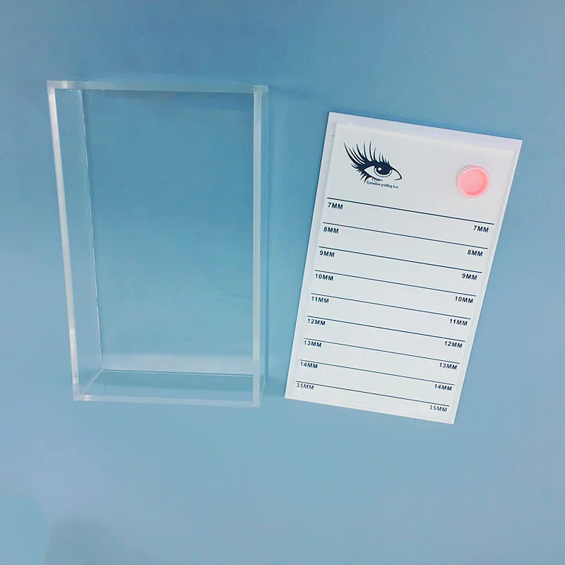 Eyelash Extension Storage Box Eyelash Extension Organizer Acrylic Lash Plate Storage Organizer Holder Eyelash Extension Tools 4