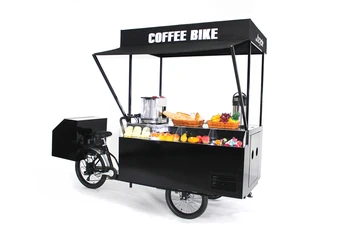 

KN-T07A Electric out door mobile Food Trailer coffee bike vending for sale