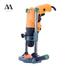 AMYAMY Precision Drill Guide Pipe Drill Holder Stand Drilling Guide with Adjustable Angle and Removeable Handle