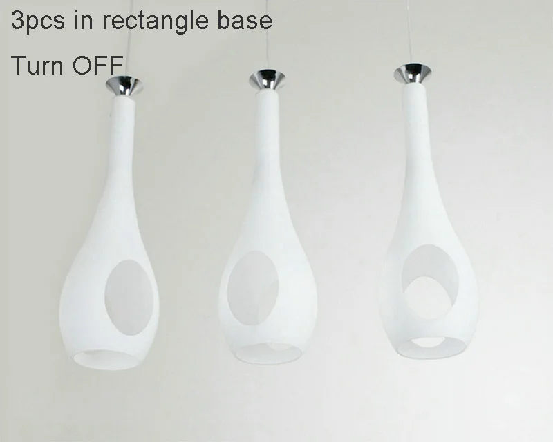 Luzes para Casa Abajur de Vidro Iluminação para Restaurantes Moderno Pingente Lâmpadas Quarto Lâmpada - Sala Jantar E27 Led 9 Luzes de pendentes