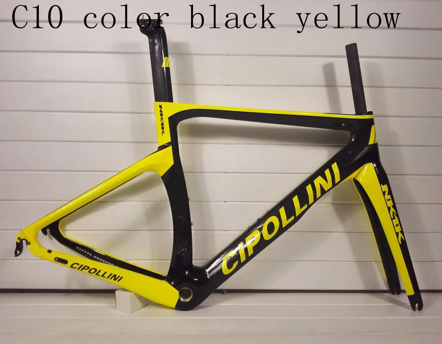 Cipollini NK1K RB1K T1100 3k 1k Топ карбоновая рама для шоссейного велосипеда, карбоновая рама для гонок, Сделано в Тайване, can XDB корабль - Цвет: C10 color
