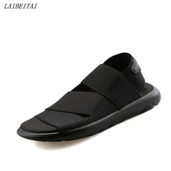 

Men Shoes Water Quick dry Beach Sandals Summer Outdoor Walking Shoes light Weight footwear Black Color