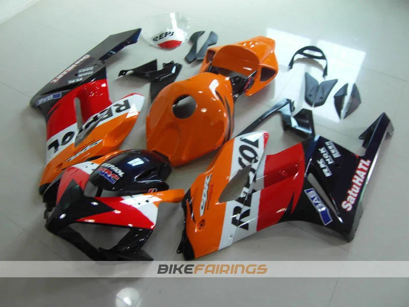 

New ABS Bodywork fairing kit 100% Fit for Honda CBR1000RR 04 05 fairings parts CBR 1000 RR 2004 2005 Orange black white