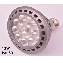 20 шт./лот 12 Вт E27 светодиодный par30 прожектор лампы свет 12 шт. SMD3030 Epsitar светодиодный алюминиевые радиаторы для отвода тепла AC85-265V DHL