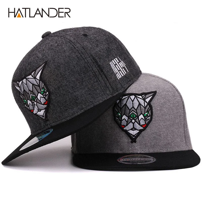 Hatlander 3D الشيطان عيون البيسبول قبعات الرجعية Gorras القبعات Planas الفاتحة شقة بيل الهيب هوب Snapbacks قبعات للرجال النساء للجنسين