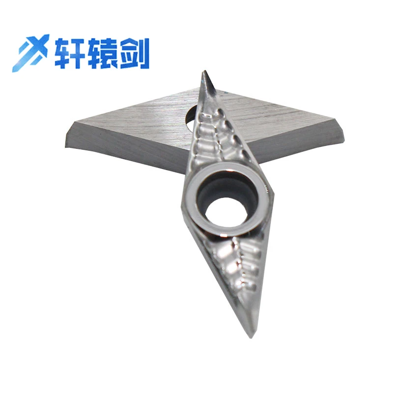 

10pcs Carbide Insert VCGT160404 AK H01 Aluminum Cutting Blade CNC Lathe internal turning tool for wood Lathe use tool of factory