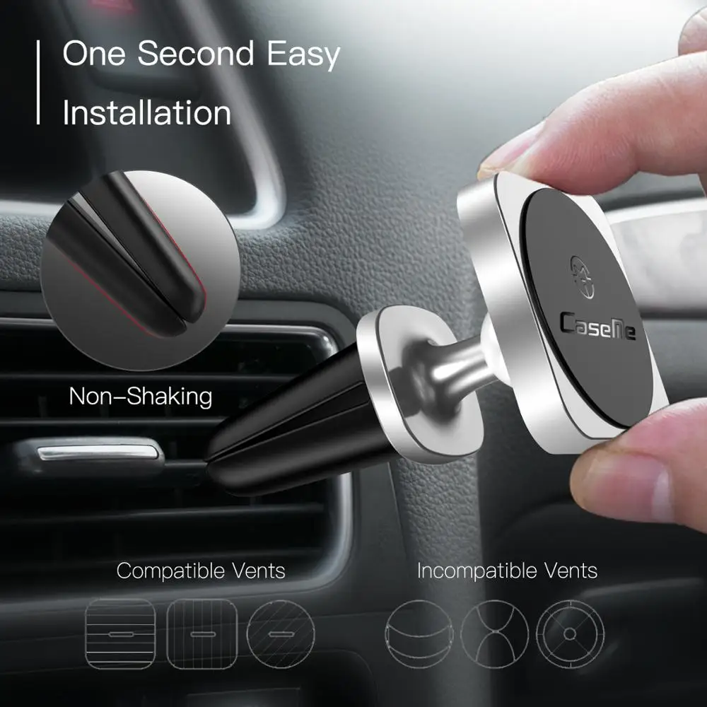 

Universal Car Phone Holder For Phone Air Vent Mount Car Holder 360 Degree Mobile Holder For iPhone Smartphone Gravity Bracket