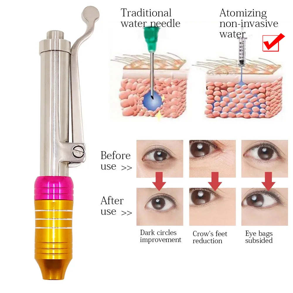 Прямая поставка гиалуроническая ручка высокого давления Гиалуроновая кислота ручка против морщин лифтинг губ гиалурон пистолет распылитель гиалуроновая ручка