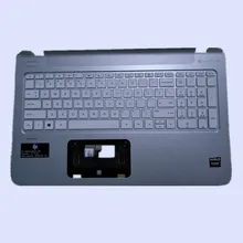 90% новая оригинальная замена ноутбука, верхняя крышка с американской версией клавиатуры для hp павильон 15-P295TX 15-P TNP-Q140