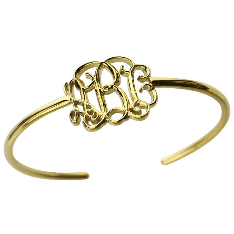 Monogram Bracelet Gold
