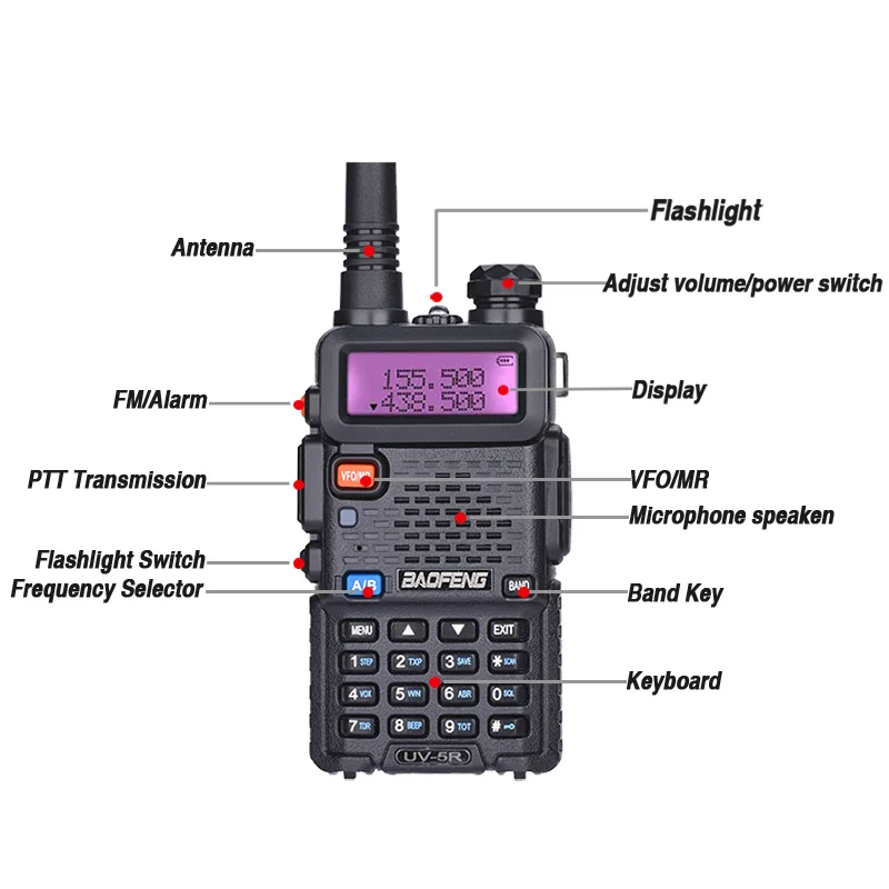 Baofeng UV-5R Walkie Talkie UHF VHF Hunting Radio Baofeng UV 5R Ham Radio Station Handheld Cb Radio Comunicador Transceiver UV5R Baofeng UV-5R Walkie Talkie UHF VHF Hunting Radio Baofeng UV 5R Ham Radio Station Handheld Cb Radio Comunicador Transceiver UV5R