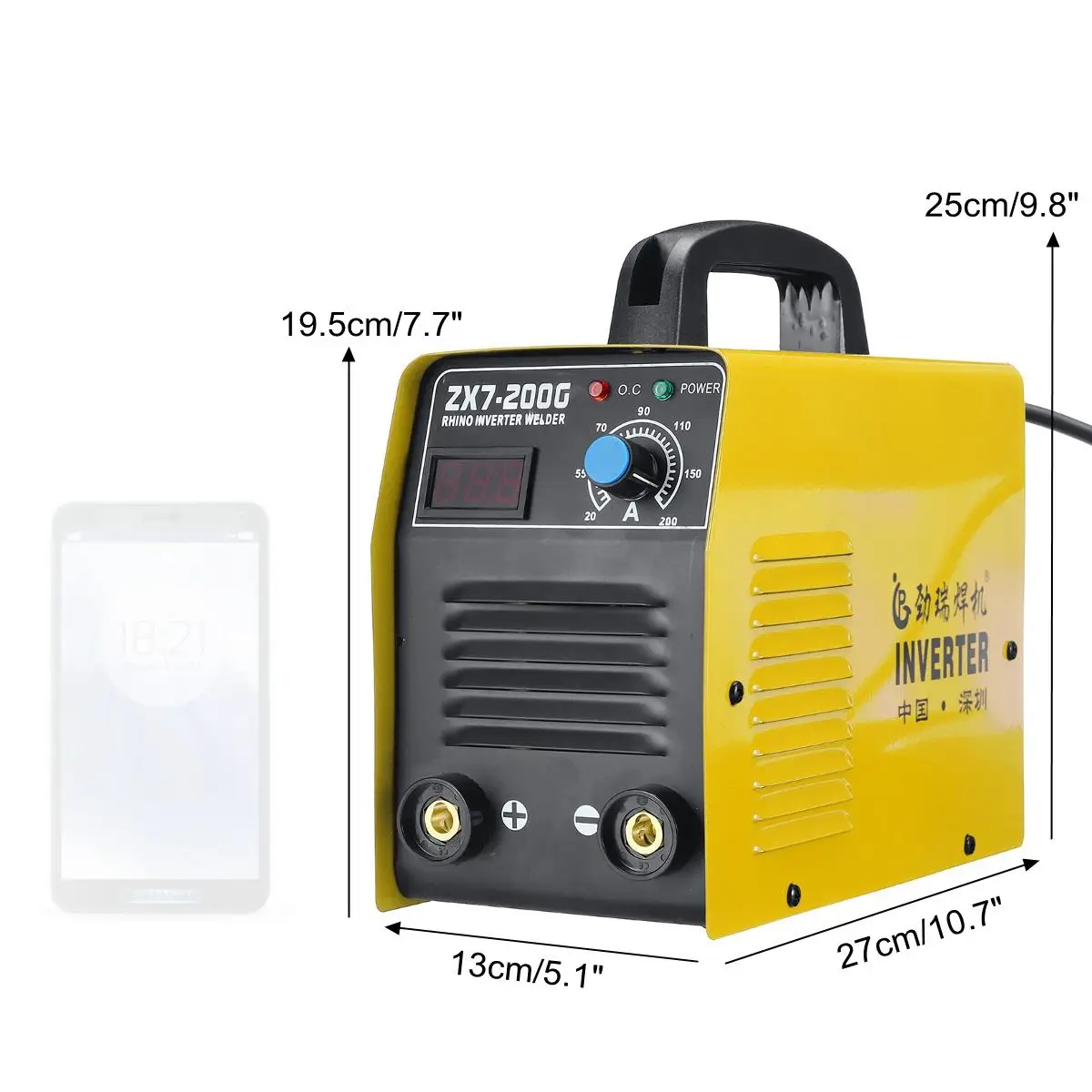 220V 20-200A 25KVA Ручной мини инверторов ММА IGBT мини Электрический сварочный аппарат IGBT MMA дуговой сварки ZX7 7 сварочный аппарат-механического инструмента