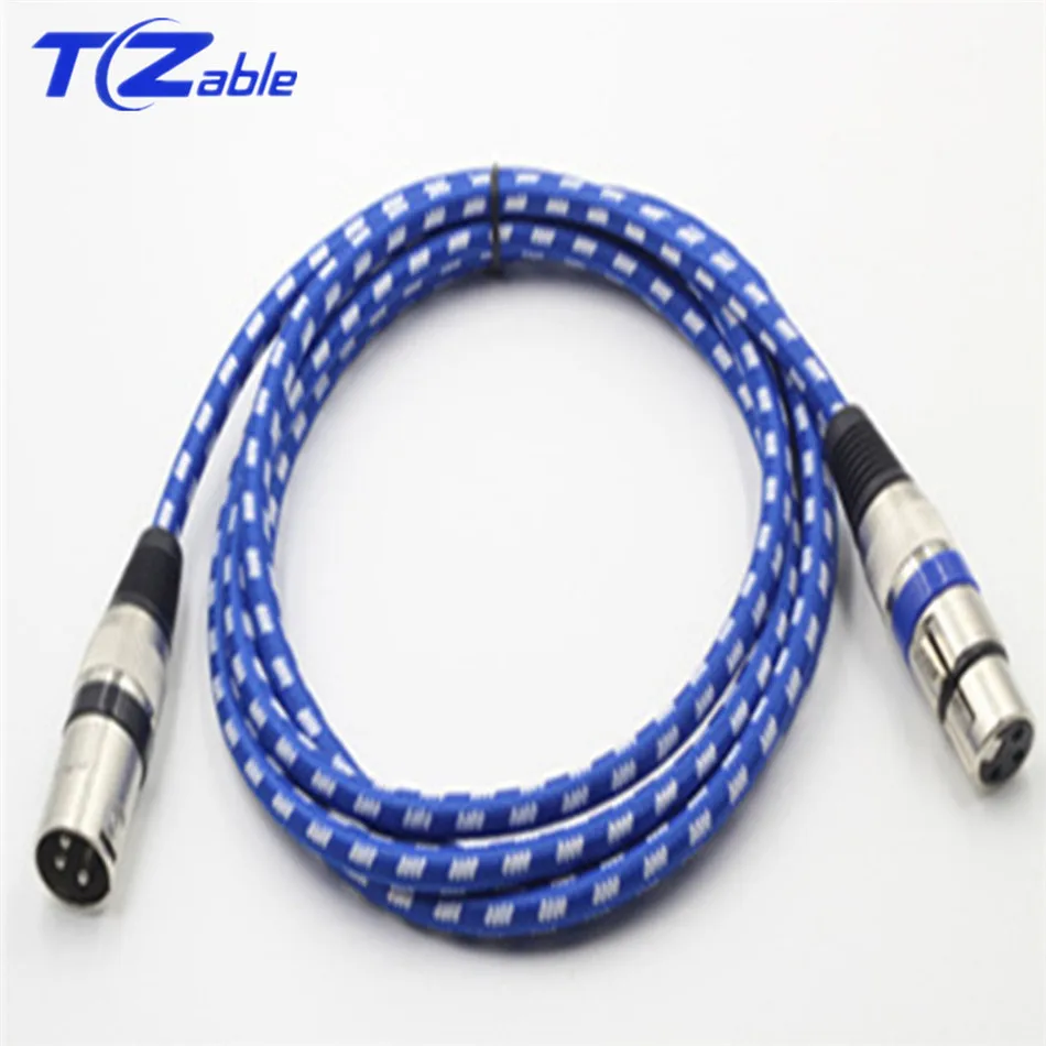 

XLR Cable Karaoke Microphone Sound Cable XLR Plug Extension Coaxial Wire for Audio Mixer Male to Female 2Meter 3Meter 5Meter
