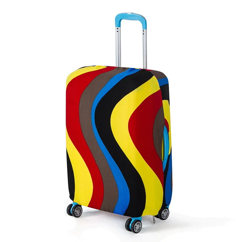 Новейшие чемоданы, Защитные чехлы для багажника, подходят для 18~ 30 дюймов, чехол, эластичный Чехол для багажа для путешествий, эластичный чехол для тележки, пылезащитный чехол - Цвет: L