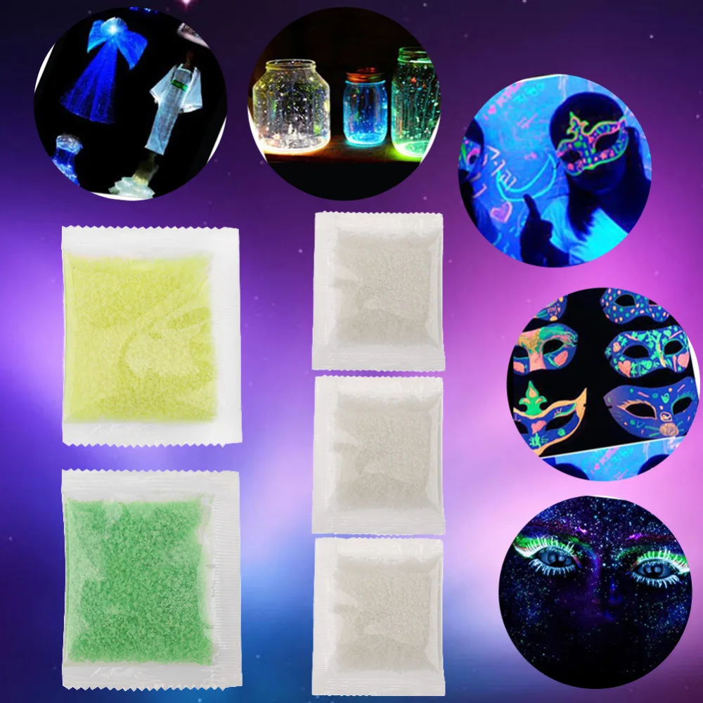 

10g Fantastic Star Wishing Bottle Fluorescent Particles Luminous Party Bright Paint Star Wishing Bottle Party Uses (Yellow)