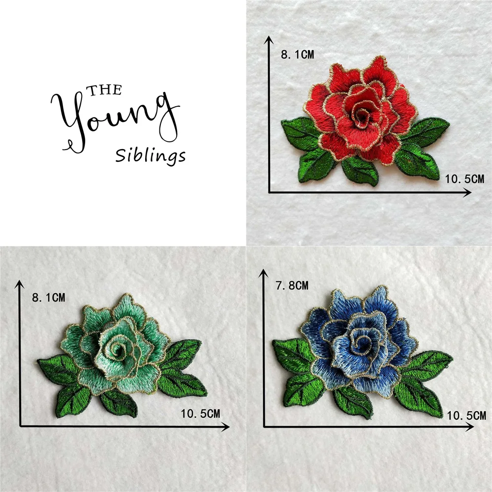 

Hot sale Sewing flower Embroidered Lace Neckline Neck Collar applique Trim Clothes lace Applique DIY Craft Accessories 1pcs sell
