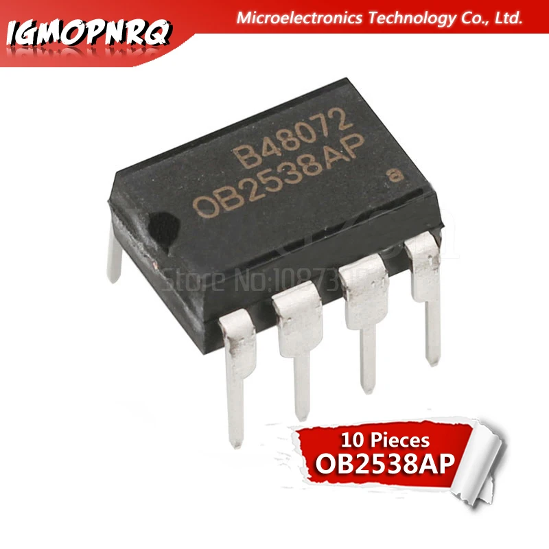 10 шт. OB2538 OB2538AP DIP 8 IC для управления зарядкой|Интегральные схемы| |