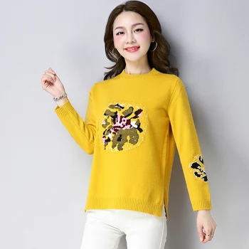 

Small Sweaters Short Style Winter 2020 New Loose Korean Version Warm Wool Knitted Bottom Shirt Thickness