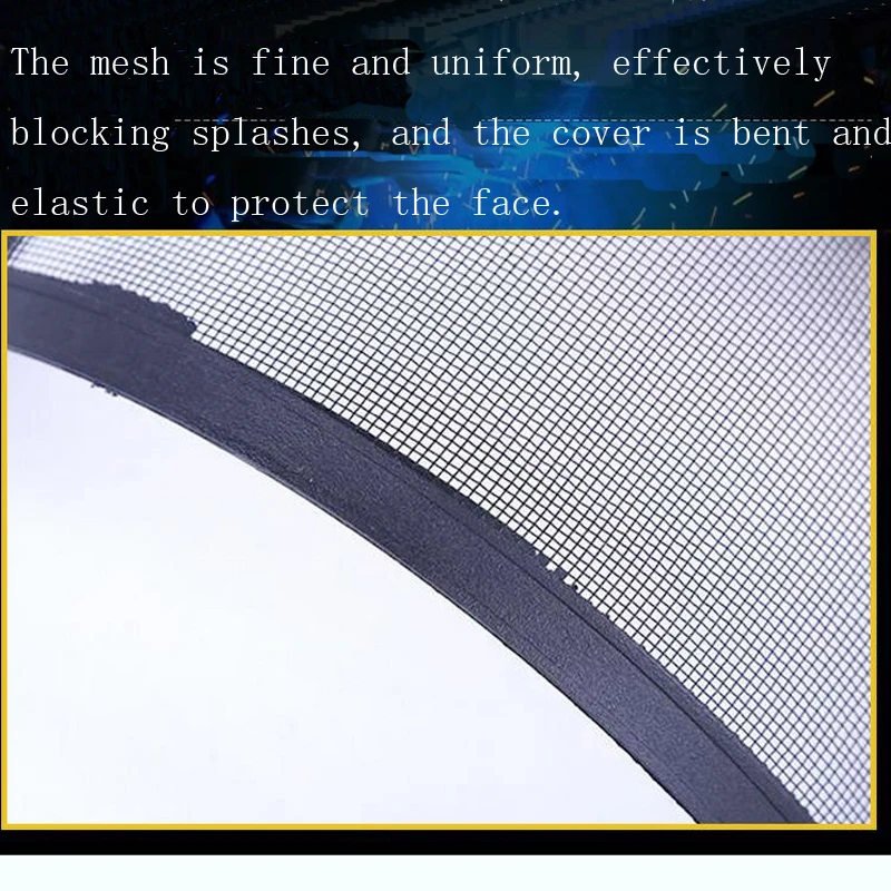 Страховая Сетчатая Маска для головы косилки, защитная маска для защиты от брызг, защита лица на рабочем месте, DFY025