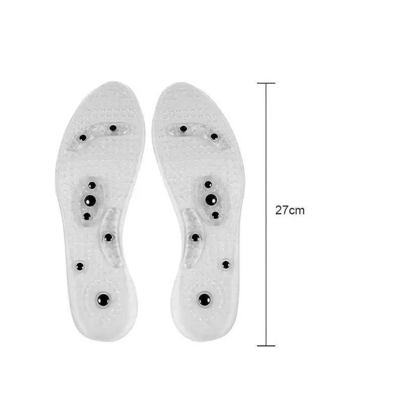 Дышащие стельки Магнитная Acupoint магнитотерапия коврик для ног вставки Массажная обувь Pad расслабиться похудения