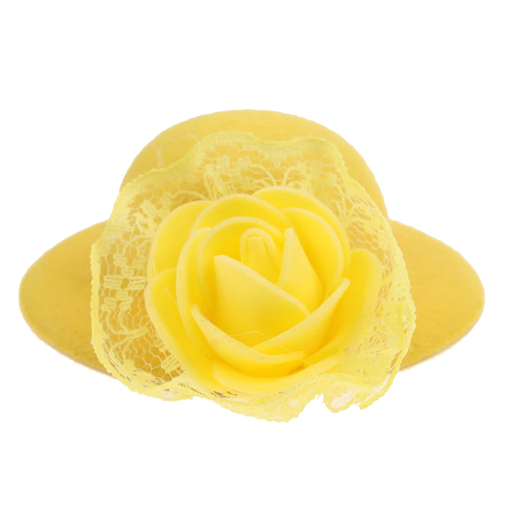  Doll Hat Cap for 28-30cm mini Doll Hats Accessories for Girls Toy  Cap Round Hat Accessories Doll Bowler Hat