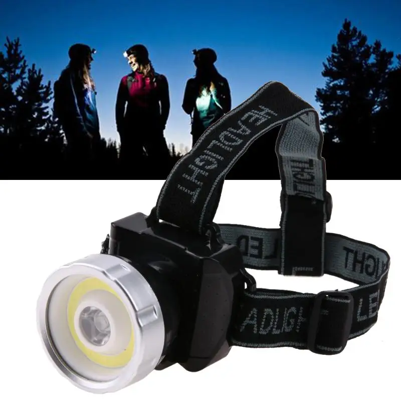 

Waterproof Super Bright COB LED Headlamp 2 Mode Head Light Lamp Flashlight Lantern For Hunting,Use AAA Battery