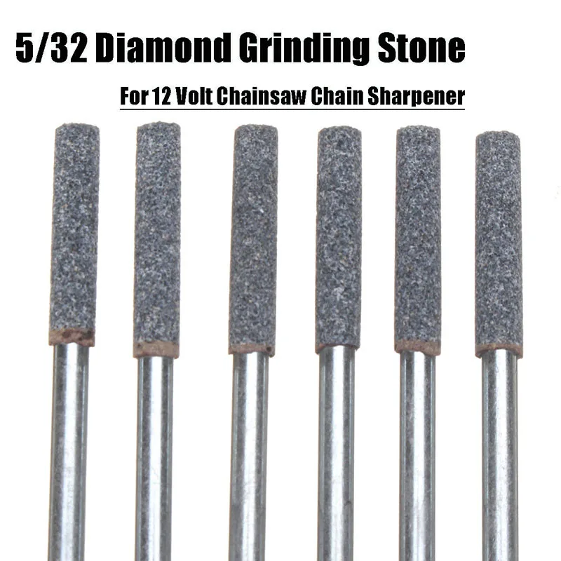 

Shank 6pcs Grinding Stone Tools 5/32 Grinder For 12 V Chainsaw Chain Sharpener Rotary Tungsten Faster Kits Durable