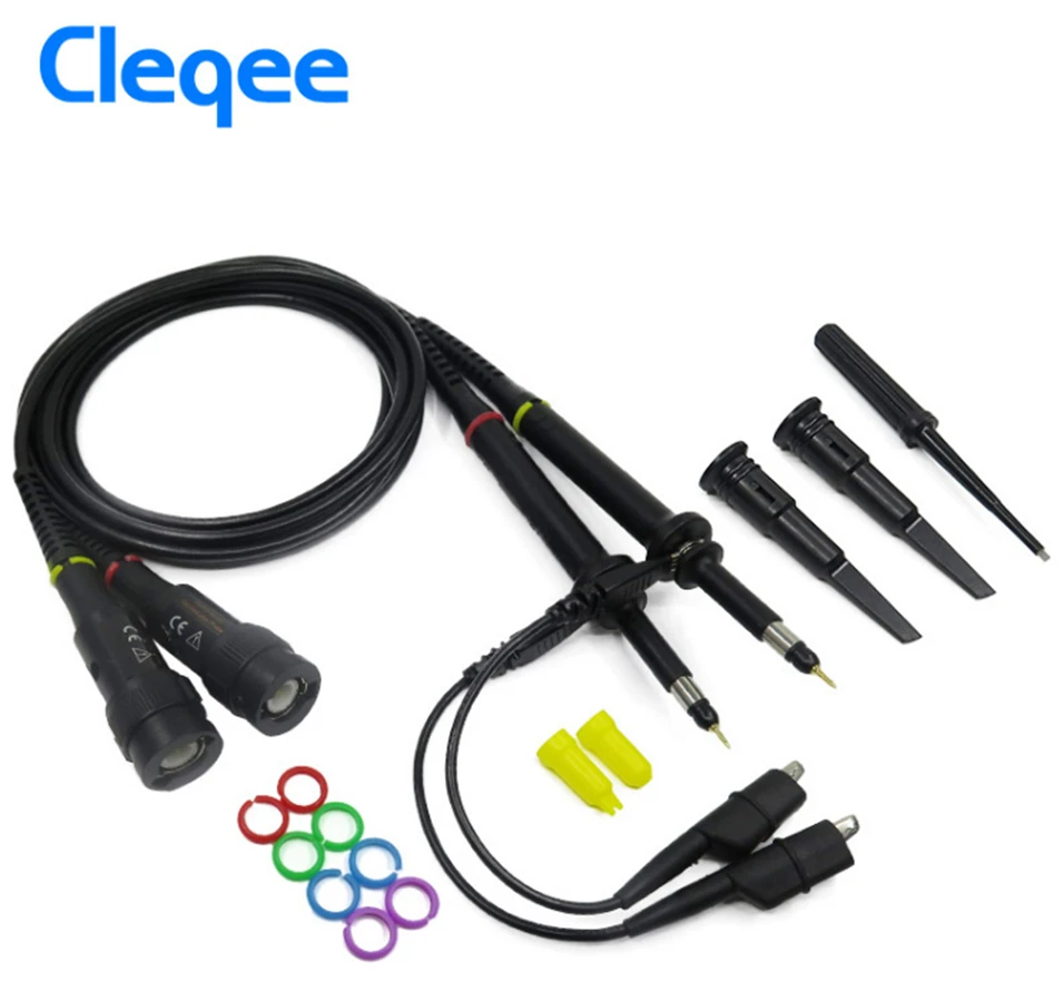 Cleqee высокое качество P2000 серии DC 60MHz ~ 200 датчик осциллографа на МГц для Tektronix HP X1/X10