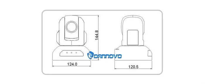 DANNOVO HD USB Web Conferencing Camera 10x Optical Zoom HD 1080P WebCam DN-HDC06B102