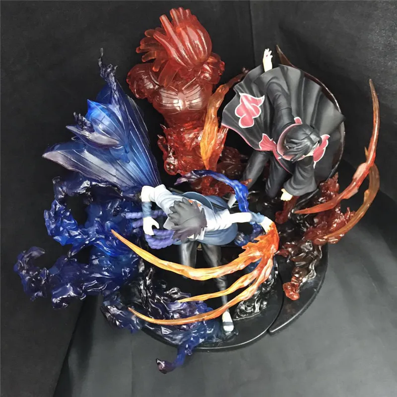 21 см аниме Наруто фигурка Shippuden Uchiha Itachi Sasuke Susanoo ver. Коллекционная экшн из