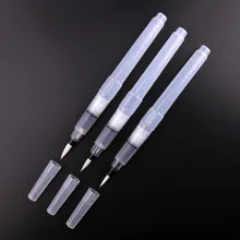 Студентов Портативный Краски кисти кисть Акварельная карандаш мягкая вода Цвет кисть для начинающих для живописи, рисования принадлежности подарок