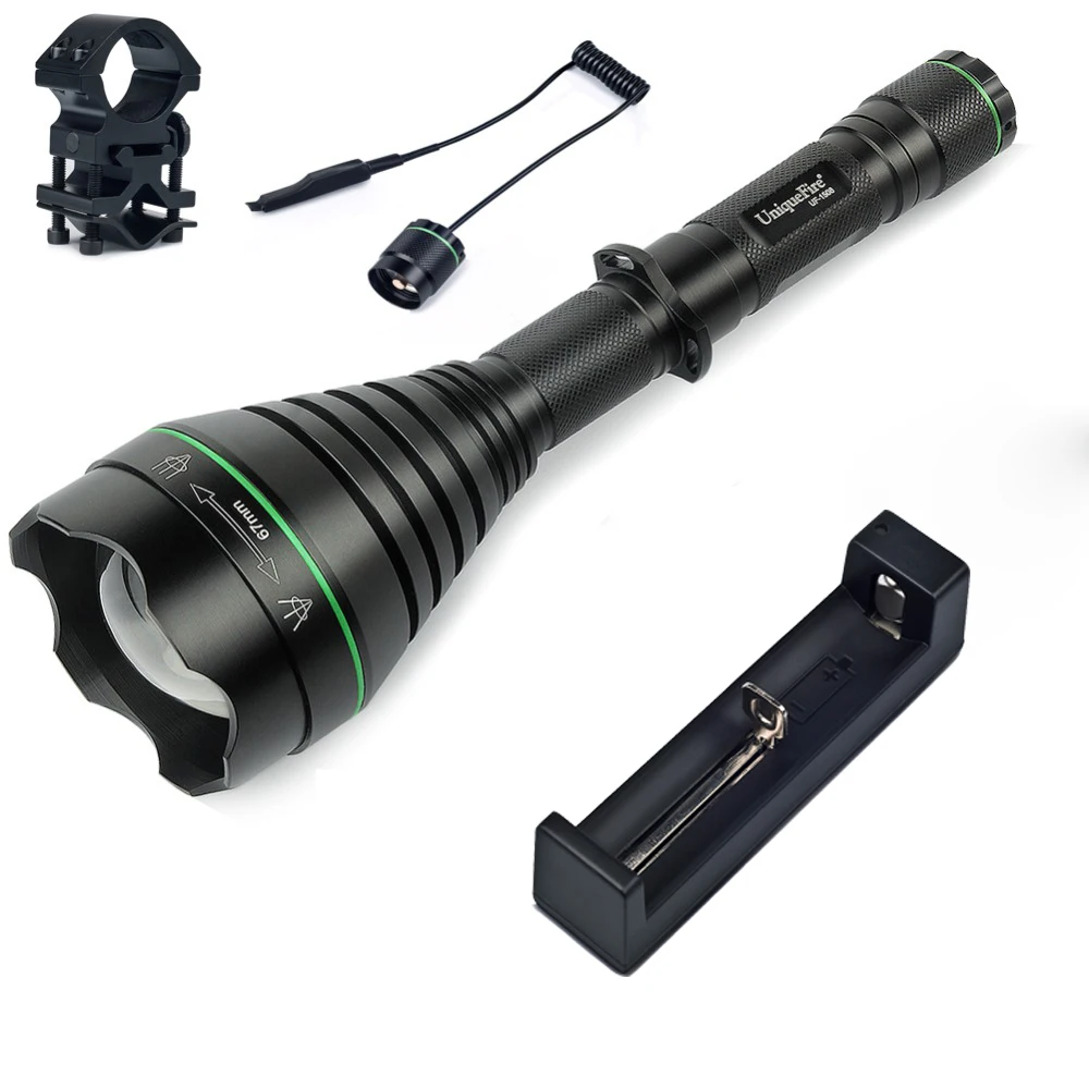 UniqueFire UF 1508 T67 Hunting Flashlight 3 Modes XRE Red Light Led