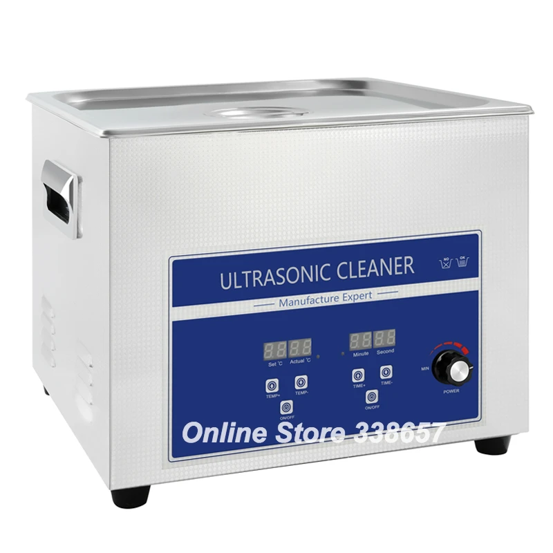 15L ultrasonic bath cleaner teeth ring eyeglass jewelry sonic washing