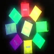 13*40 г = 520 г светящийся порошок 13 шт./лот супер яркий Флуоресцентный порошок, фотлуминесцентный пигмент акриловая краска