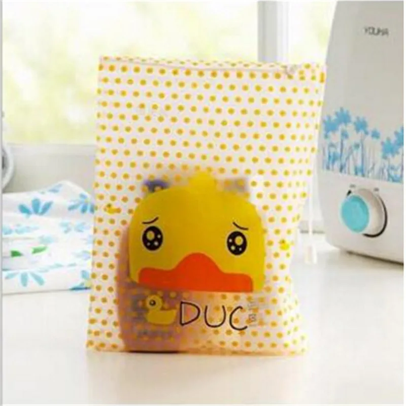 Летняя ПВХ водонепроницаемая сумка для плавания органайзер для купальника нижнее белье упаковка для бюстгальтера для путешествий Органайзер для макияжа коробка для хранения ткани - Цвет: Duck (S Size)