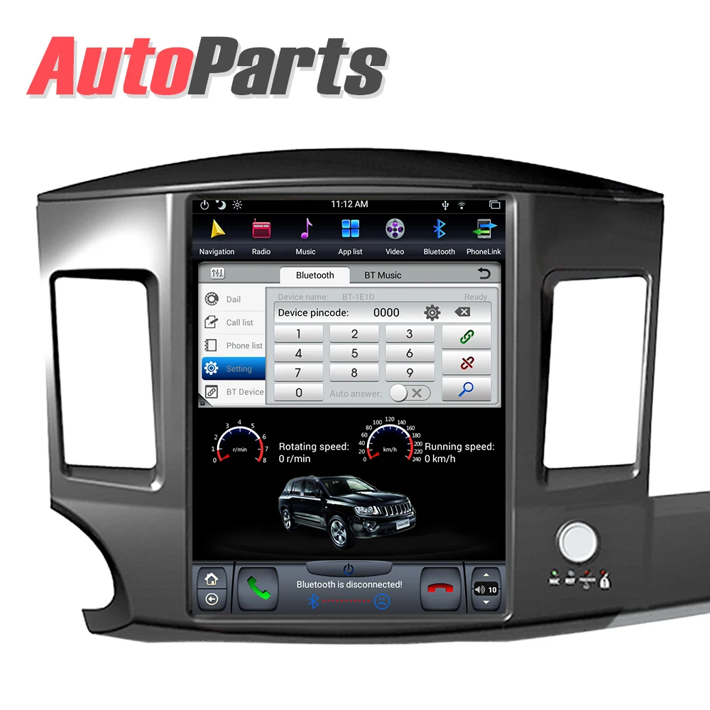 Clearance Android 8.1 IPS 6 core 4GB RAM Tesla style Car DVD GPS Navigation for Mitsubishi Lancer 2007 - 2017 head unit multimedia radio 2