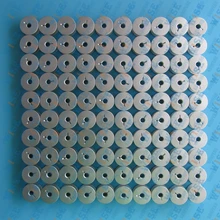 100 Aluminum Bobbins With Slot For Handi Quilter HQ Sixteen Quilting Machines #18034AS 100PCS