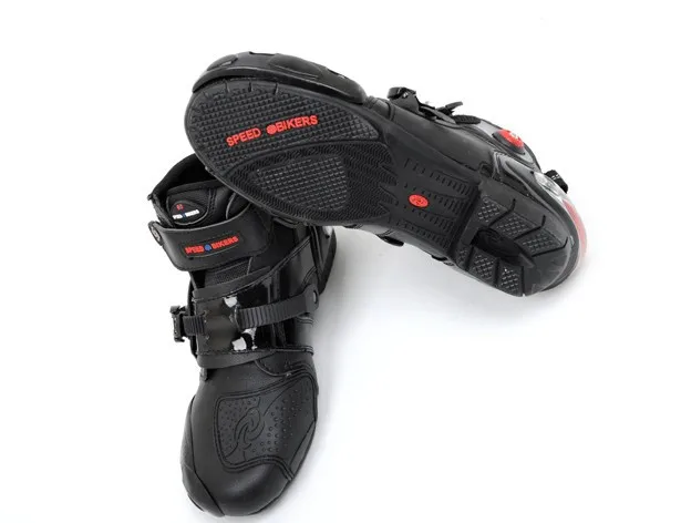 Топ мотоцикл внедорожные сапоги Автомобильная гонка обувь; ботинки в байкерском стиле; спортивная обувь A9003