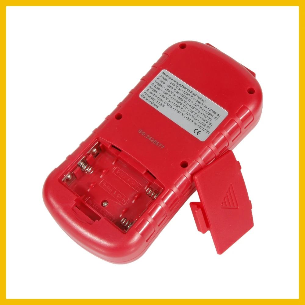 BENETECH Розничная коробка Профессиональный термометр цифровой измерительный инструмент термометр измеритель температуры ЖК-дисплей задняя подсветка GM1312-BENETECH