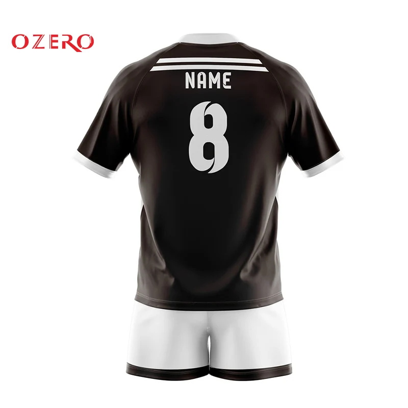 Sublimada práctica en blanco Rugby Jersey