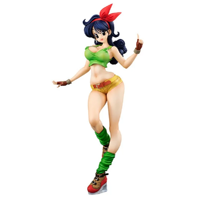 

New Arrival Japan Anime Action Figure Dragon Ball Z Gals Lunch Lunchi Black Hair Ver 19cm PVC Model Sexy Girl Decoration Doll