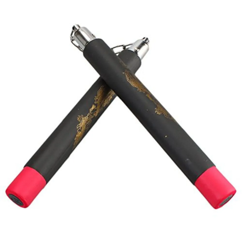 Safety Foam Pad Nunchucks Beginner Exercise Dragon Pattern Martial Arts